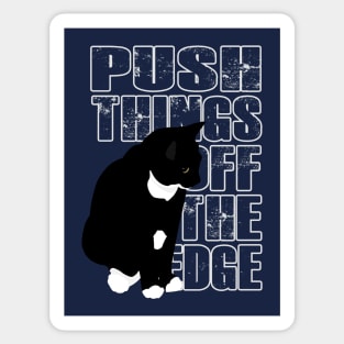 Push Things Sticker